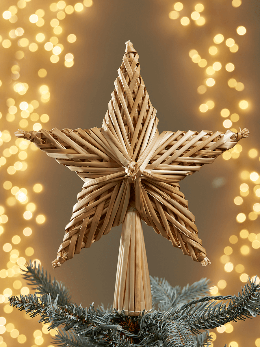 Rattan Tree Topper